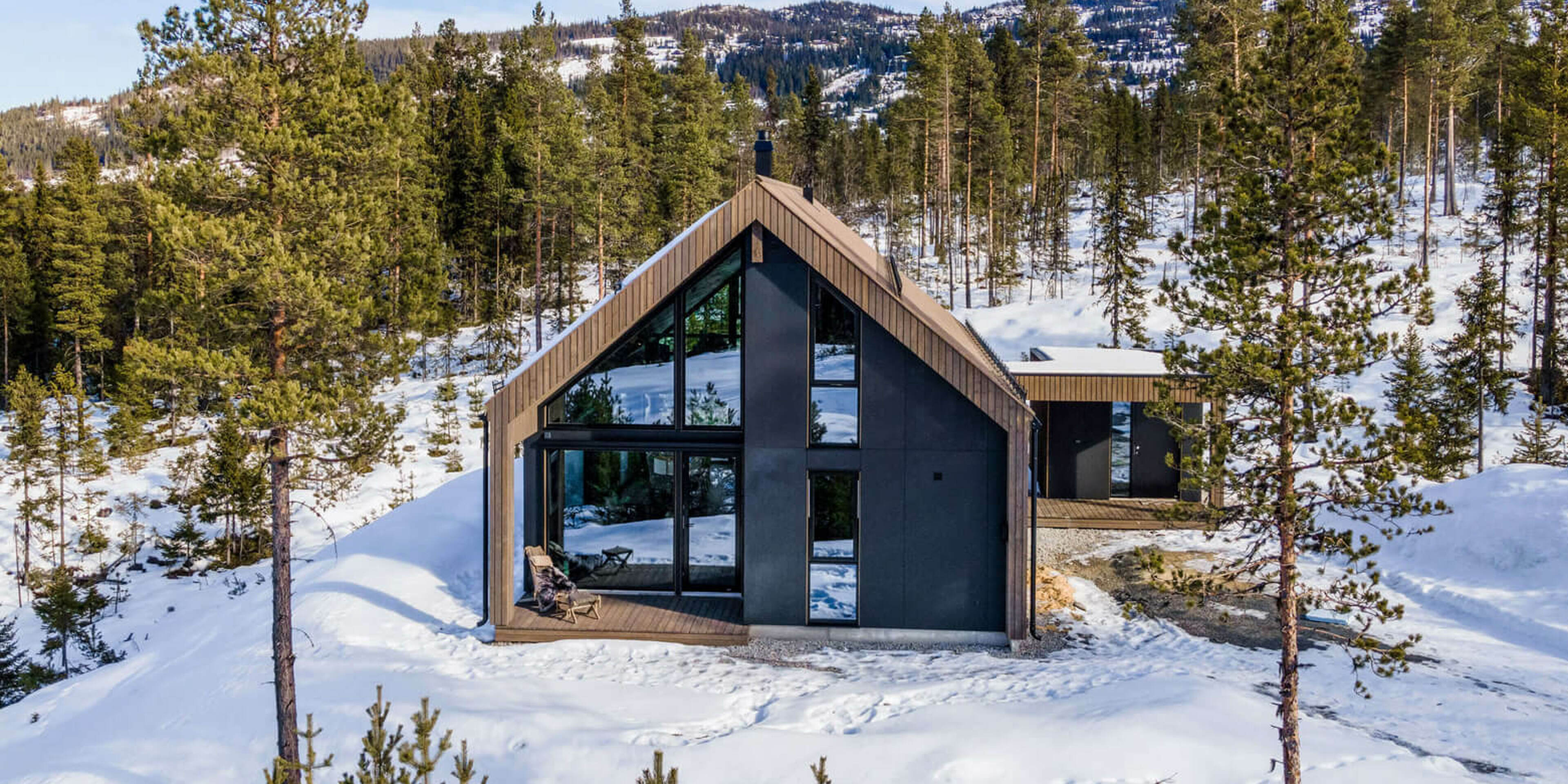 Moderne hytte på fjellet. Ferdigstilt og klar for overtagelse!
